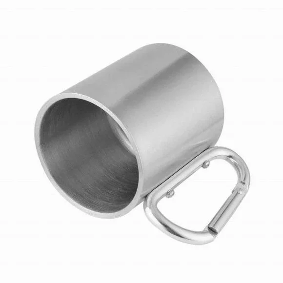 Gift 23-Piece Stainless Steel Bartender Kit & Camping Coffee Mug With BucklePack